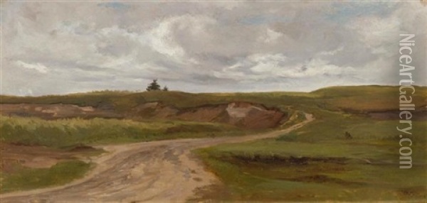Landschaft In Der Umgebung Von Munchen Oil Painting - Otto Froelicher
