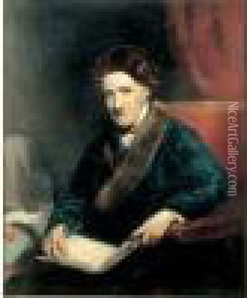 Portrait Du Peintre James Northcote Oil Painting - John Jackson