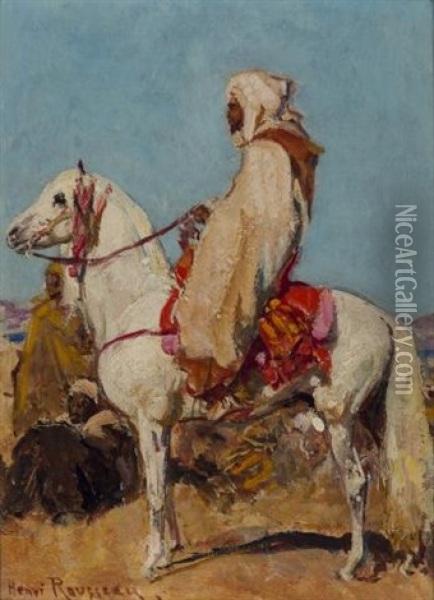 Cavalier Des Ouled Sidi-cheikh Oil Painting - Henri Emilien Rousseau