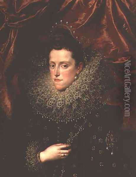 Portrait of Eleanor de Medici Oil Painting - Frans Pourbus the younger