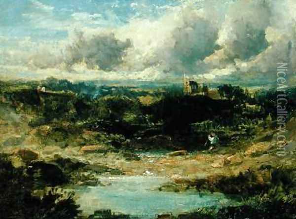 Barden Towers Wharfedale Yorkshire Oil Painting - Cecil Gordon Lawson