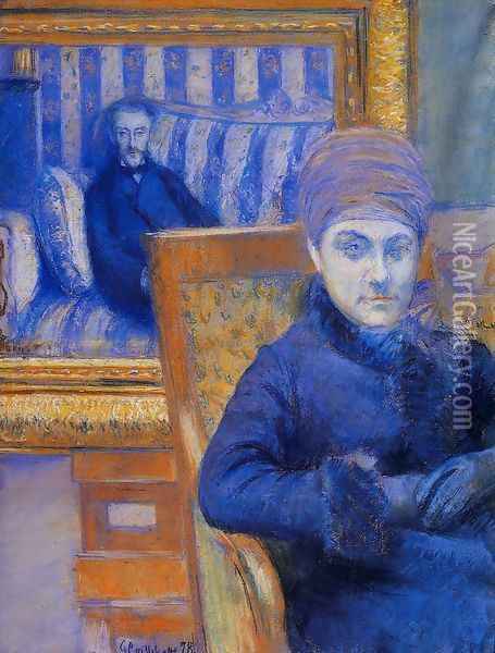Portrait Of Madame X Oil Painting - Gustave Caillebotte