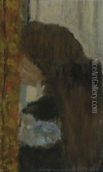 La Jeune Fille A L'abondante Chevelure Oil Painting - Pierre Bonnard