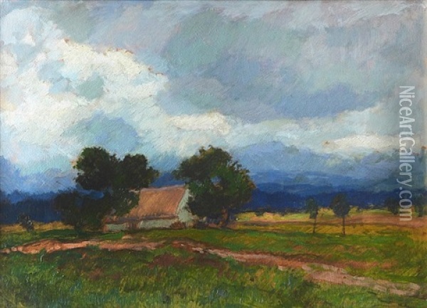 Before The Storm Oil Painting - Gustav Macoun