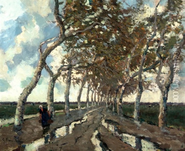 Paisaje Oil Painting - Gustave Flasschoen
