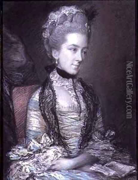 Portrait of Caroline Oil Painting - Thomas Gainsborough