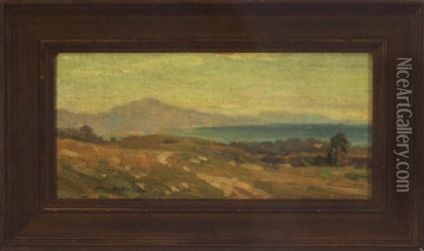 Near Santa Barbara, Ca Oil Painting - William S. Robinson
