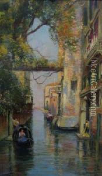 Venise Oil Painting - Raymond Allegre