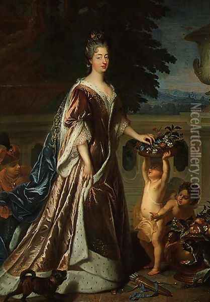 The Duchess of Maine 1676-1753 Oil Painting - Francois de Troy