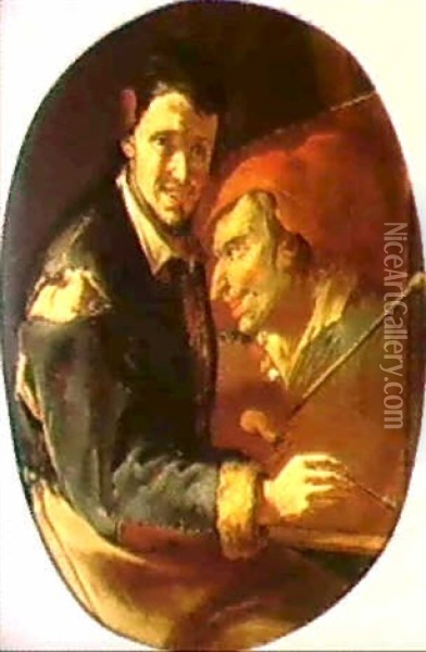 Autoritratto Oil Painting - Giacomo Francesco Cipper