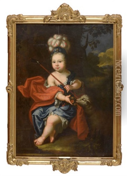 Portrait D'une Jeune Princesse Oil Painting - Nicolaes Maes