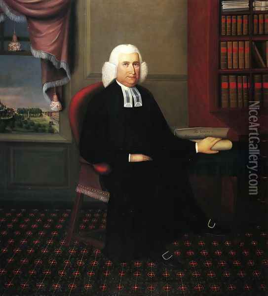Reverend Eleazar Wheelock Oil Painting - Joseph Steward