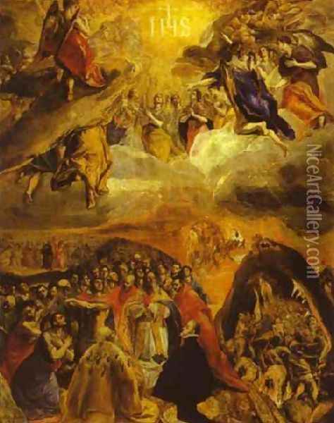 The Dream Of Philip II Oil Painting - El Greco (Domenikos Theotokopoulos)