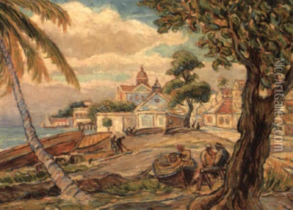 Saint Kitts Oil Painting - Reynolds Beal