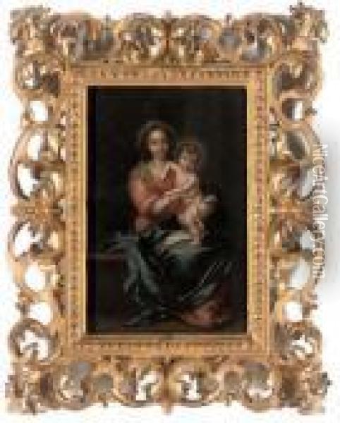The Madonna And Child Oil Painting - Bartolome Esteban Murillo