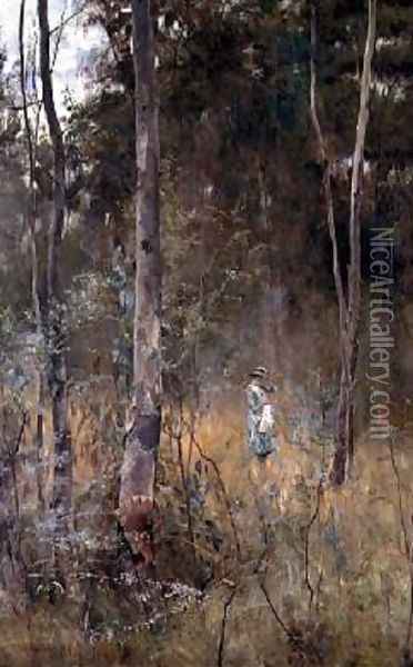 Lost 1886 Oil Painting - Frederick McCubbin