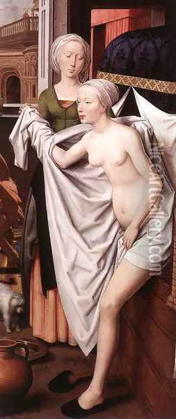 Bathsheba Oil Painting - Hans Memling