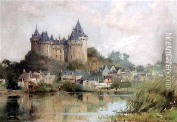 Vue Du Chateau De Caubourg Oil Painting - Maurice Levis