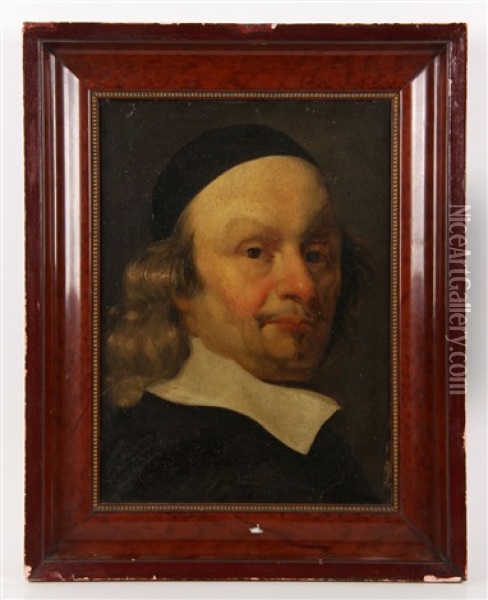 Dutch Clergyman Oil Painting - Ferdinand Bol
