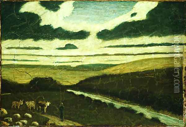 Landscape 1897 Oil Painting - Albert Pinkham Ryder
