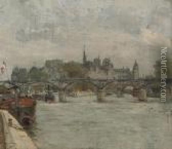 Azle De La Cita, Paris Oil Painting - Gustave Madelain
