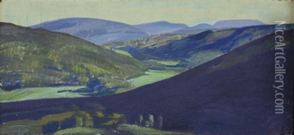 Tulola Valley Oil Painting - Nikolai Konstantinovich Roerich