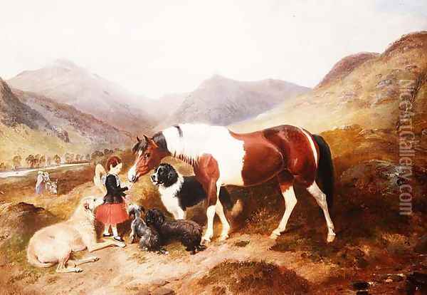 Highland scene Oil Painting - Byron Webb