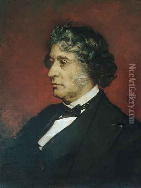 Charles Sumner Oil Painting - William Morris Hunt