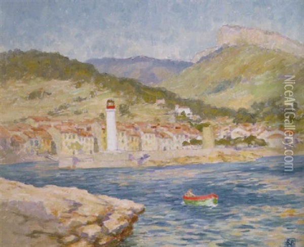 Port Of Cassis Oil Painting - Rupert Bunny