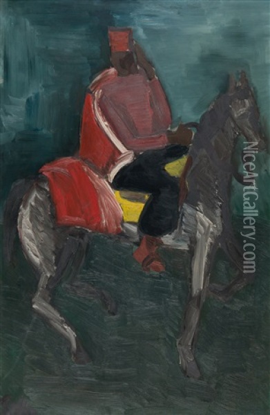 Spahi Zu Pferd Iii Oil Painting - Helmut vom (Kolle) Huegel