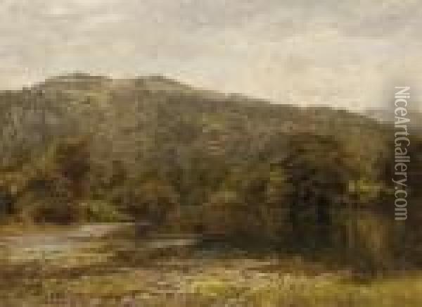 The Usk Valley Oil Painting - Benjamin Williams Leader