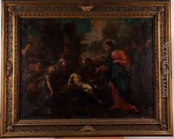 The Raising Of Lazarus Oil Painting - Paolo Veronese (Caliari)