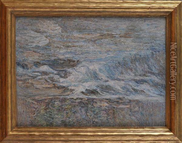 The Falls Oil Painting - William Carrigan