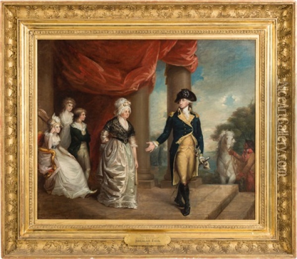 George Washington: Jeremiah Paul Historical Painting Oil Painting - Jeremiah Paul