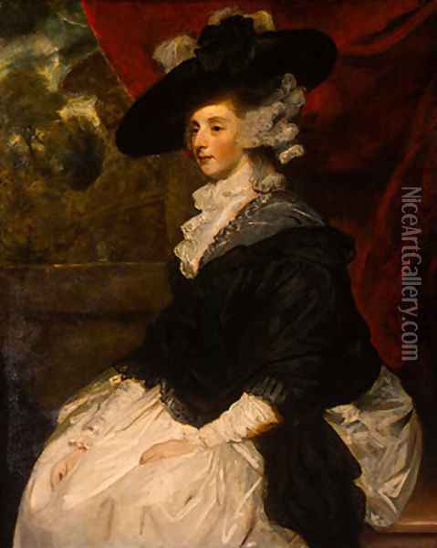 Lady Cornewall Oil Painting - Sir Joshua Reynolds
