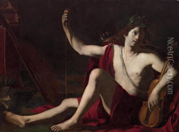 Apollo Oil Painting - Giovanni Domenico Cerrini