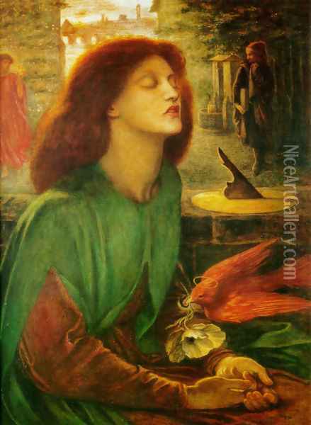 Beata Beatrix 2 Oil Painting - Dante Gabriel Rossetti