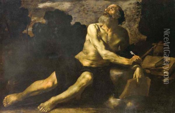 San Girolamo Oil Painting - Master Of Fontanarosa