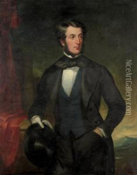 Portrait Of A Gentleman, Traditionally Identified As Nicholas Wood(1795-1865) Oil Painting - Sir Francis Grant