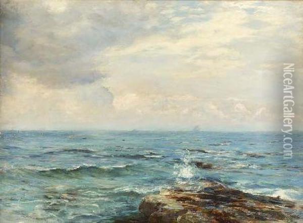 On The Fifeshire Coast Oil Painting - George Ogilvy Reid