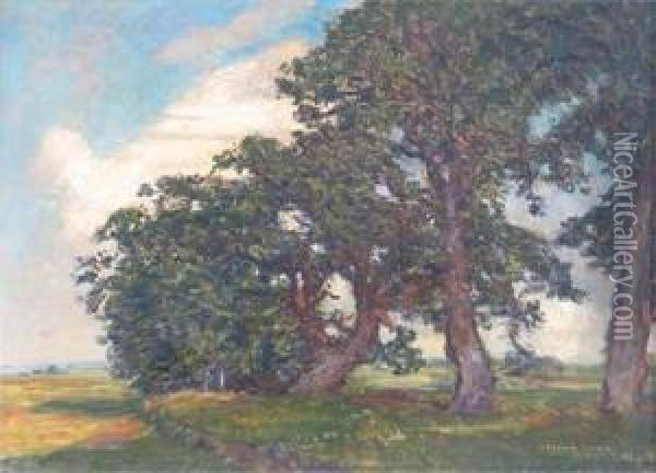 Woodland View Oil Painting - Hans Mathias Dall