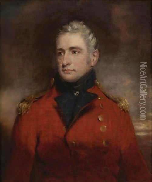 Portrait Of A Gentleman, Said To Be The Hon. Edmund Phipps Oil Painting - John Hoppner