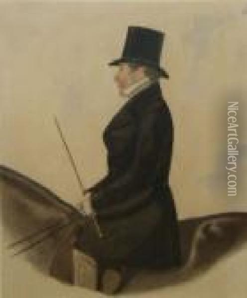 The Duke Of Wellington On Horseback Oil Painting - Richard Dighton