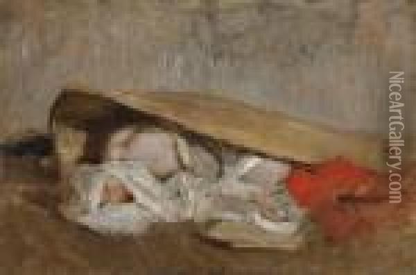 Le Tentazioni Di Sant'antonio Oil Painting - Domenico Morelli
