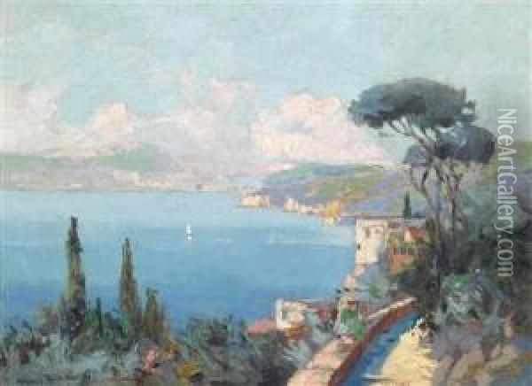 Southern View Oil Painting - Rudolf Negely