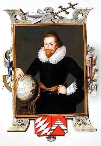 Portrait of Sir Walter Raleigh from Memoirs of the Court of Queen Elizabeth Oil Painting - Sarah Countess of Essex