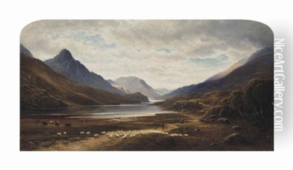 Kinlochleven, Lochaber, Scotland Oil Painting - Waller Hugh Paton