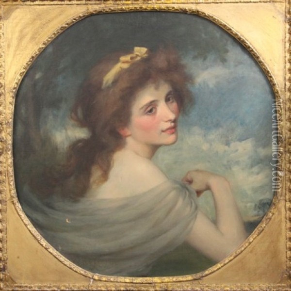 A Wood-nymph Oil Painting - Edward Patry