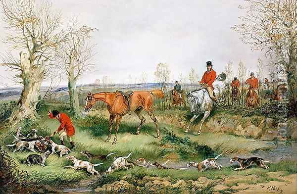 Hunting Scene Oil Painting - Henry Alken