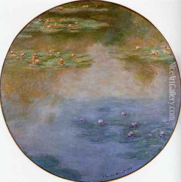 Water-Lilies 5 Oil Painting - Claude Oscar Monet